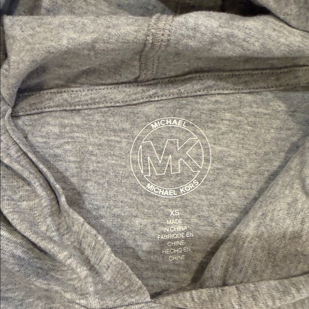 Michael Kors Gray Hoodie Mini Dress - Picture 5 of 5